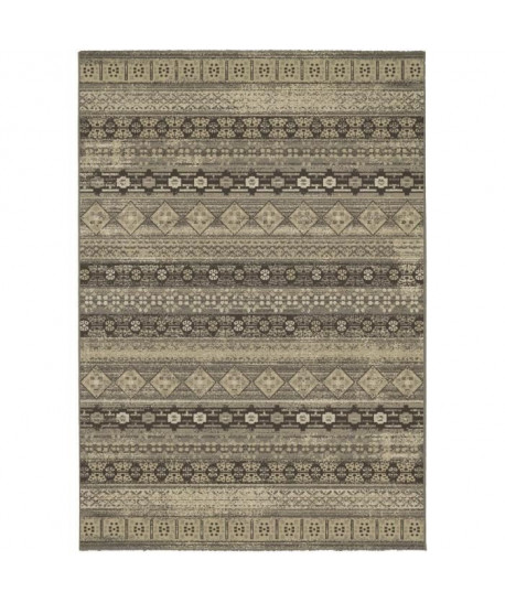 MADRID Tapis style Gabbeh 160X230 cm Marron / Gris