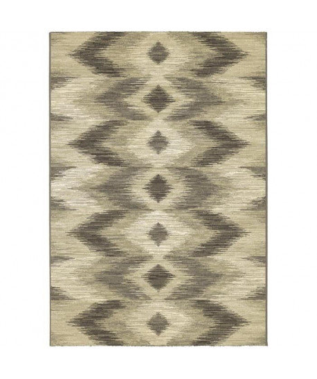 MADRID Tapis style Gabbeh 160X230 cm Marron / Gris