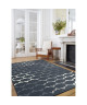 FAIRMONT Tapis contemporain  160X230 cm  Nuit / Titane