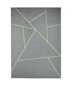 FAIRMONT Tapis contemporain  160X230 cm  Titane / Citron