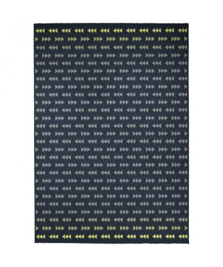 FAIRMONT Tapis contemporain  160X230 cm  Nuit / Citron