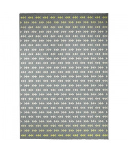 FAIRMONT Tapis contemporain  160X230 cm  Titane / Citron