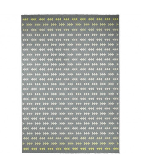 FAIRMONT Tapis contemporain  160X230 cm  Titane / Citron