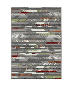 MADRID Tapis style contemporain 160X230 cm Argent