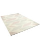 MADRID Tapis style contemporain 160X230 cm Blanc / Rose