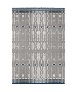 MADRID Tapis contemporain  160X230 cm  Aspen Argent / Bleu