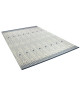 MADRID Tapis contemporain  160X230 cm  Aspen Argent / Bleu