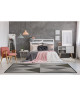 MADRID Tapis contemporain  160X230 cm  Frost Gris / Noir