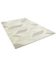 MADRID Tapis style contemporain 160X230 cm Blanc / Gris