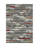 MADRID Tapis style contemporain 120X170 cm Argent