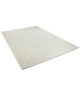 MADRID Tapis style contemporain 120X170 cm Blanc / Argent