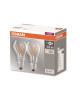 OSRAM Lot de 2 Ampoules LED E27 standard claire 4W équivalent a 40W blanc chaud