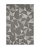 MADRID Tapis style contemporain 120X170 cm Gris