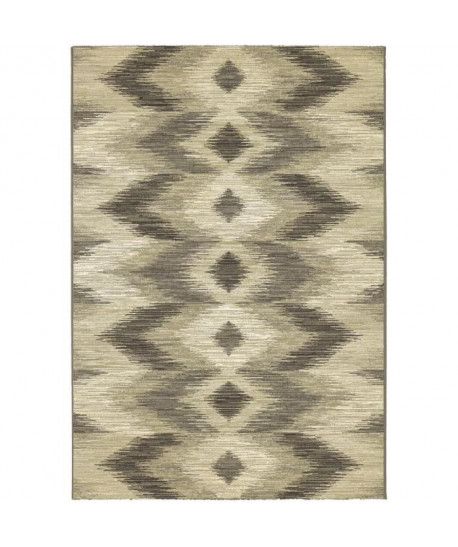 MADRID Tapis style Gabbeh 120X170 cm Marron / Gris