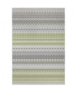 MADRID Tapis style contemporain 120X170 cm Blanc / Vert