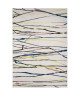 MADRID Tapis style contemporain 120X170 cm Blanc