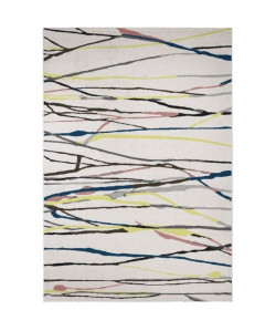 MADRID Tapis style contemporain 120X170 cm Blanc