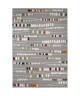 MADRID Tapis style contemporain 120X170 cm Argent