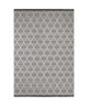 MADRID Tapis style contemporain 120X170 cm Blanc / Noir