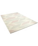 MADRID Tapis style contemporain 120X170 cm Blanc / Rose