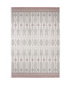 MADRID Tapis style contemporain 120X170 cm Blanc / Rose