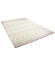 MADRID Tapis style contemporain 120X170 cm Blanc / Rose