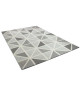 MADRID Tapis contemporain  120X170 cm  Aspen Argent / Gris