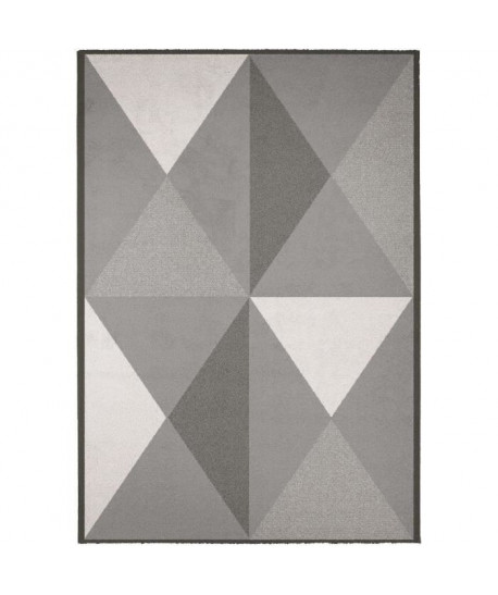 MADRID Tapis contemporain  120X170 cm  Aspen Argent / Gris