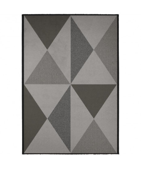 MADRID Tapis contemporain  120X170 cm  Frost Gris / Noir