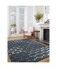 FAIRMONT Tapis contemporain  120X170 cm  Nuit / Titane