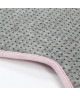 FLANELLE Tapis Etoile 90x90 cm Rose poudré