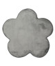 FLANELLE Tapis Love 90x90 cm Gris