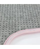 FLANELLE Tapis 70x90 cm Rose poudré