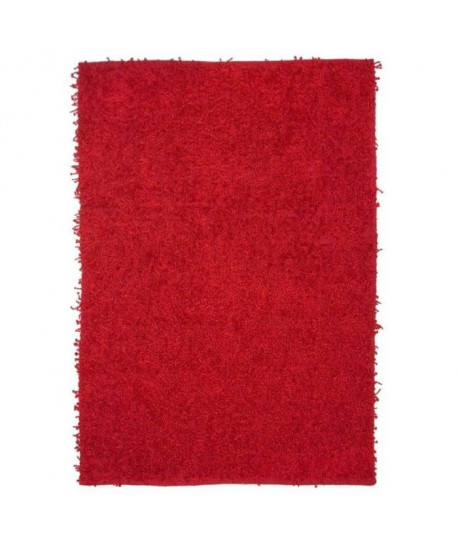 CLOCHETTE SHAGGY Tapis 120x170cm Rouge