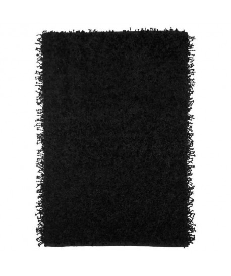 CLOCHETTE SHAGGY Tapis 120x170cm Noir