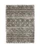 ASMA Tapis style Berbere en polypropylene Heatset 133x190 cm  Moka et Blanc