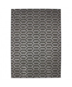 STRUCTURE VINTAGE RELIEF MAC Tapis 133x190cm Gris