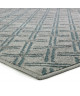 STRUCTURE VINTAGE RELIEF BLUES Tapis 133x190cm Bleu