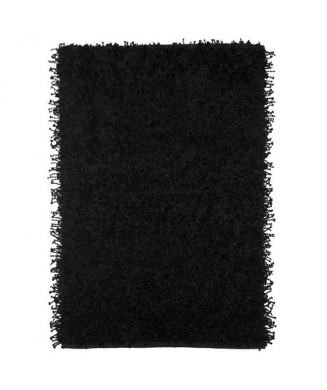 CLOCHETTE SHAGGY Tapis 160x230cm Noir