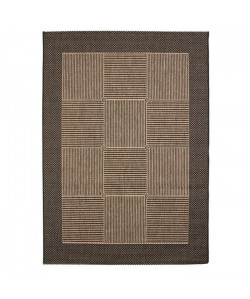 SUVA Tapis intérieur 133x190 cm Noir Marron