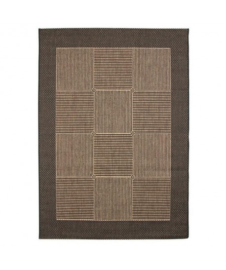 SUVA Tapis intérieur 133x190 cm Noir Marron