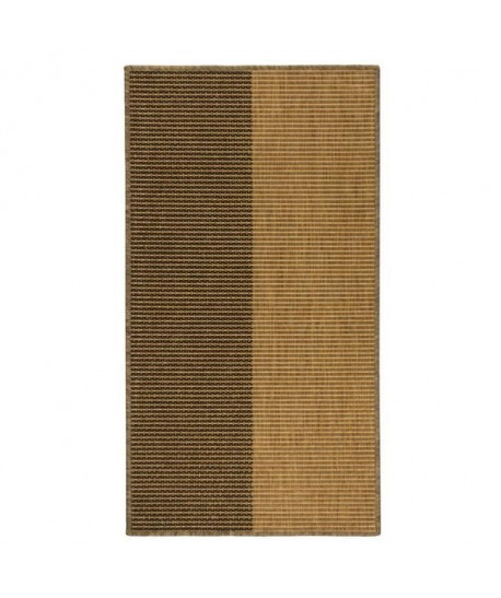 SUVA Tapis intérieur 60x110 cm Bandes Marron Beige