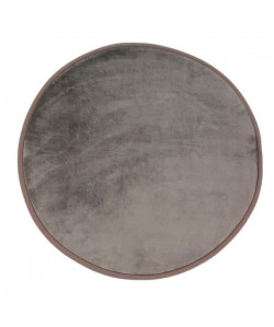 FLANELLE Tapis Rond 70 cm Taupe