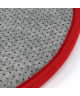 FLANELLE Tapis Rond 70 cm Rouge poudré