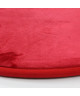 FLANELLE Tapis Rond 70 cm Rouge poudré