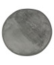 FLANELLE Tapis Rond 70 cm Gris