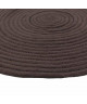 TAM TAM Tapis en coton  70 cm  Chocolat