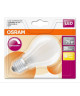 OSRAM Ampoule LED E27 standard dépolie 8,5 W équivalent a 75 W blanc chaud dimmable variateur