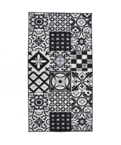 UTOPIA Tapis de couloir 80x300cm  Noir