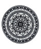 UTOPIA Tapis rond 100x100cm  Noir